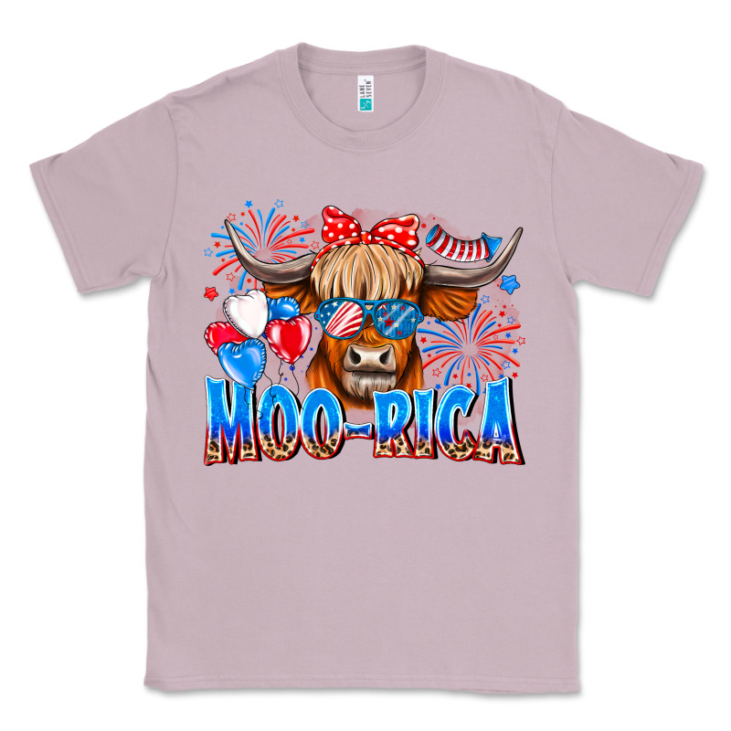 Moo Rica Classic Tee by CowhideDigitalArt | Teevron