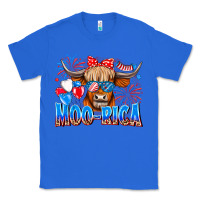 True Royal moo rica Classic Tee - CowhideDigitalArt