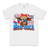 White moo rica Classic Tee - CowhideDigitalArt