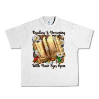 Lunar Rock reading is dreaming with your eyes open Urban Heavy Tee - NancyCooperArtShop