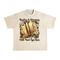 Sandshell reading is dreaming with your eyes open Urban Heavy Tee - NancyCooperArtShop