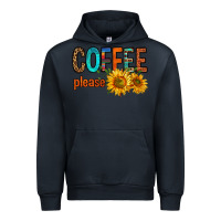 Navy coffee please western doodle letters Urban Hoodie - FaDigitalArtStudio