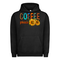 Pigment Black coffee please western doodle letters Urban Hoodie - FaDigitalArtStudio