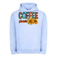 Pigment Grape Ice coffee please western doodle letters Urban Hoodie - FaDigitalArtStudio