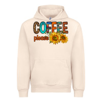 Sandshell coffee please western doodle letters Urban Hoodie - FaDigitalArtStudio