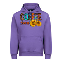 Tulip coffee please western doodle letters Urban Hoodie - FaDigitalArtStudio