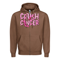 Chestnut crush cancer Zipper Hoodie - NancyCooperArtShop