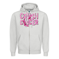Dove Grey crush cancer Zipper Hoodie - NancyCooperArtShop