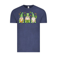 Vintage Denim st. patrick's day gnomes Vintage Tee - MaliasSmallBusiness