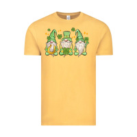 Vintage Mustard st. patrick's day gnomes Vintage Tee - MaliasSmallBusiness