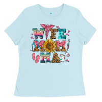 Baby Blue wife mom ma Ladies Tee - AdoDesignShop