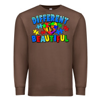Chestnut Different is beautiful Autism Premium Sweatshirt - CowGirlArtShop