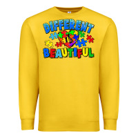 Different Is Beautiful Autism Premium Sweatshirt | Teevron