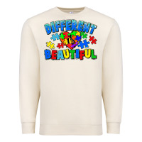 Sandshell Different is beautiful Autism Premium Sweatshirt - CowGirlArtShop