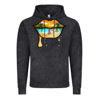 Vintage Black beach lips Vintage Hoodie - Jasminsmagicworld