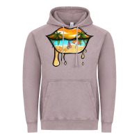Vintage Zinc beach lips Vintage Hoodie - Jasminsmagicworld
