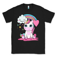 Cute Unicorn And Rainbow Classic Tee | Teevron