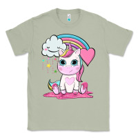 Matcha cute unicorn and rainbow Classic Tee - NancyCooperArtShop