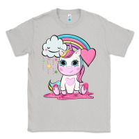 Moon Dust cute unicorn and rainbow Classic Tee - NancyCooperArtShop