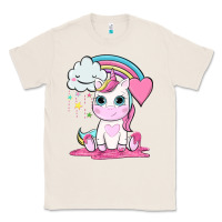 Natural cute unicorn and rainbow Classic Tee - NancyCooperArtShop