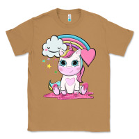 Toasted Coconut cute unicorn and rainbow Classic Tee - NancyCooperArtShop
