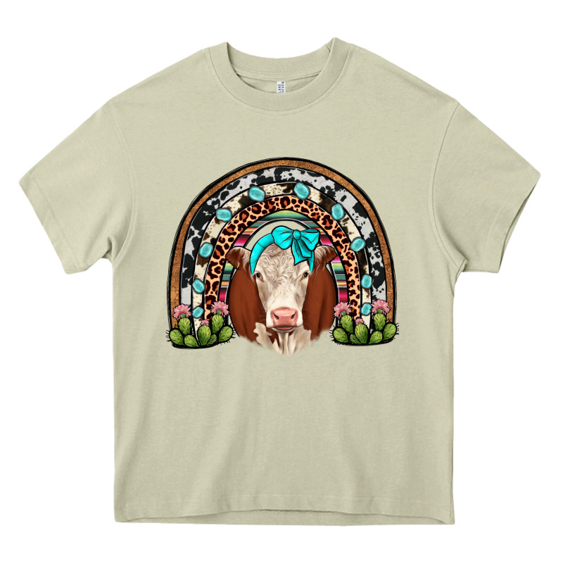 Hereford Rainbow Heavy Core Tee by JahusDesignShop | Teevron