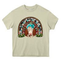 Mossy hereford rainbow Heavy Core Tee - JahusDesignShop