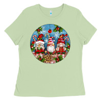 Matcha christmas gnomes ornament Ladies Tee - Artiststas