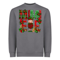 Storm Mimi Elf with Knitting Christmas Heavyweight Sweatshirt - BundleAndBundleShop