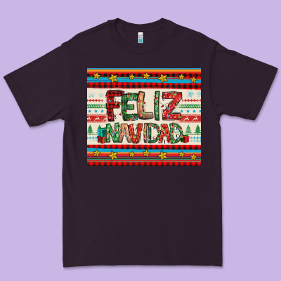 Feliz Navidad Spanish Christmas Premium Tee Designed By Jasminsmagicworld