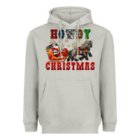 Moon Dust howdy christmas with santa riding his sleighs Heavyweight Hoodie - CowGirlArtShop