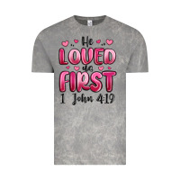 Cloud Rock he loved us first 1 john 4 19 Vintage Tee - MaliasSmallBusiness