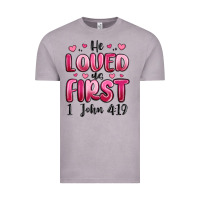 Vintage Zinc he loved us first 1 john 4 19 Vintage Tee - MaliasSmallBusiness