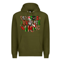 Army Green santas favorite ho Premium Hoodie - CowGirlArtShop