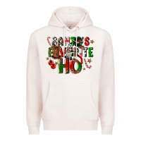 Pale Pink santas favorite ho Premium Hoodie - CowGirlArtShop