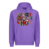 Purple santas favorite ho Premium Hoodie - CowGirlArtShop