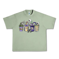 Oil Green skeleton coffee cups Urban Heavy Tee - NancyCooperArtShop