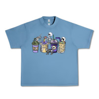 Pebble Blue skeleton coffee cups Urban Heavy Tee - NancyCooperArtShop