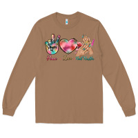 Peace Love Nail Hustler Long Sleeve Tee | Teevron