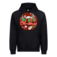 Black Merry christmas Urban Hoodie - FaDigitalArtStudio