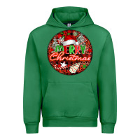 Emerald Merry christmas Urban Hoodie - FaDigitalArtStudio