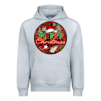 Heather Grey Merry christmas Urban Hoodie - FaDigitalArtStudio