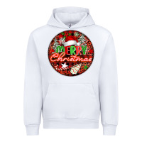 White Merry christmas Urban Hoodie - FaDigitalArtStudio