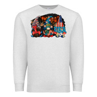 Oatmeal Heather i love usa gnomes 4th of july Premium Sweatshirt - CowGirlArtShop