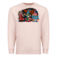 Pale Pink i love usa gnomes 4th of july Premium Sweatshirt - CowGirlArtShop