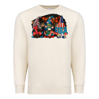 Sandshell i love usa gnomes 4th of july Premium Sweatshirt - CowGirlArtShop