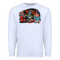 White i love usa gnomes 4th of july Premium Sweatshirt - CowGirlArtShop
