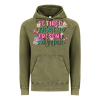 Vintage Olive retired library kid present bookish girlie Vintage Hoodie - MaliasSmallBusiness