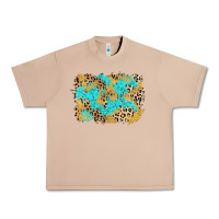 Burro glitter leopard turquoise background Urban Heavy Tee - AdoDesignShop