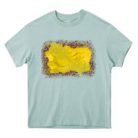 Arona gemstone yellow leopard background Heavy Core Tee - JahusDesignShop